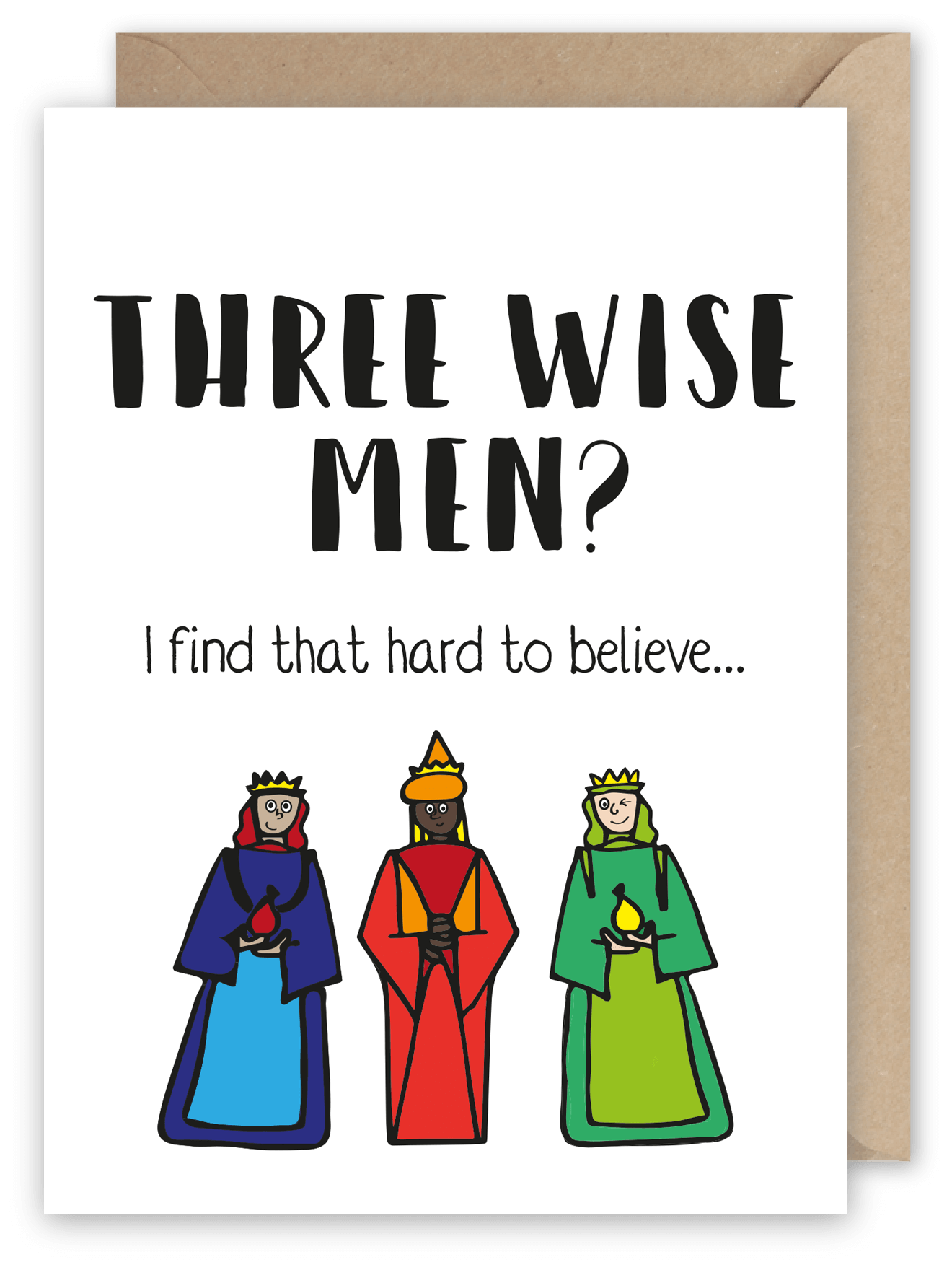 3 Wise Men Greeting Card From Pheasant Plucker