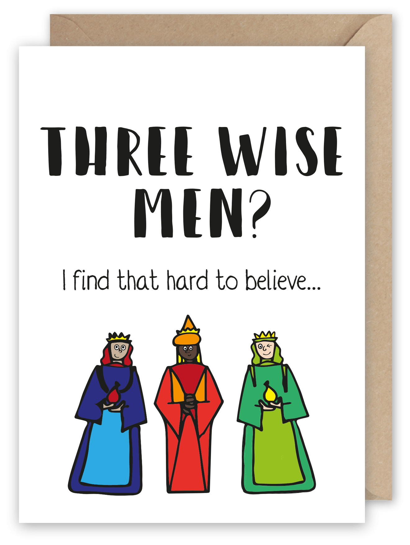 3 Wise Men Greeting Card from Pheasant Plucker