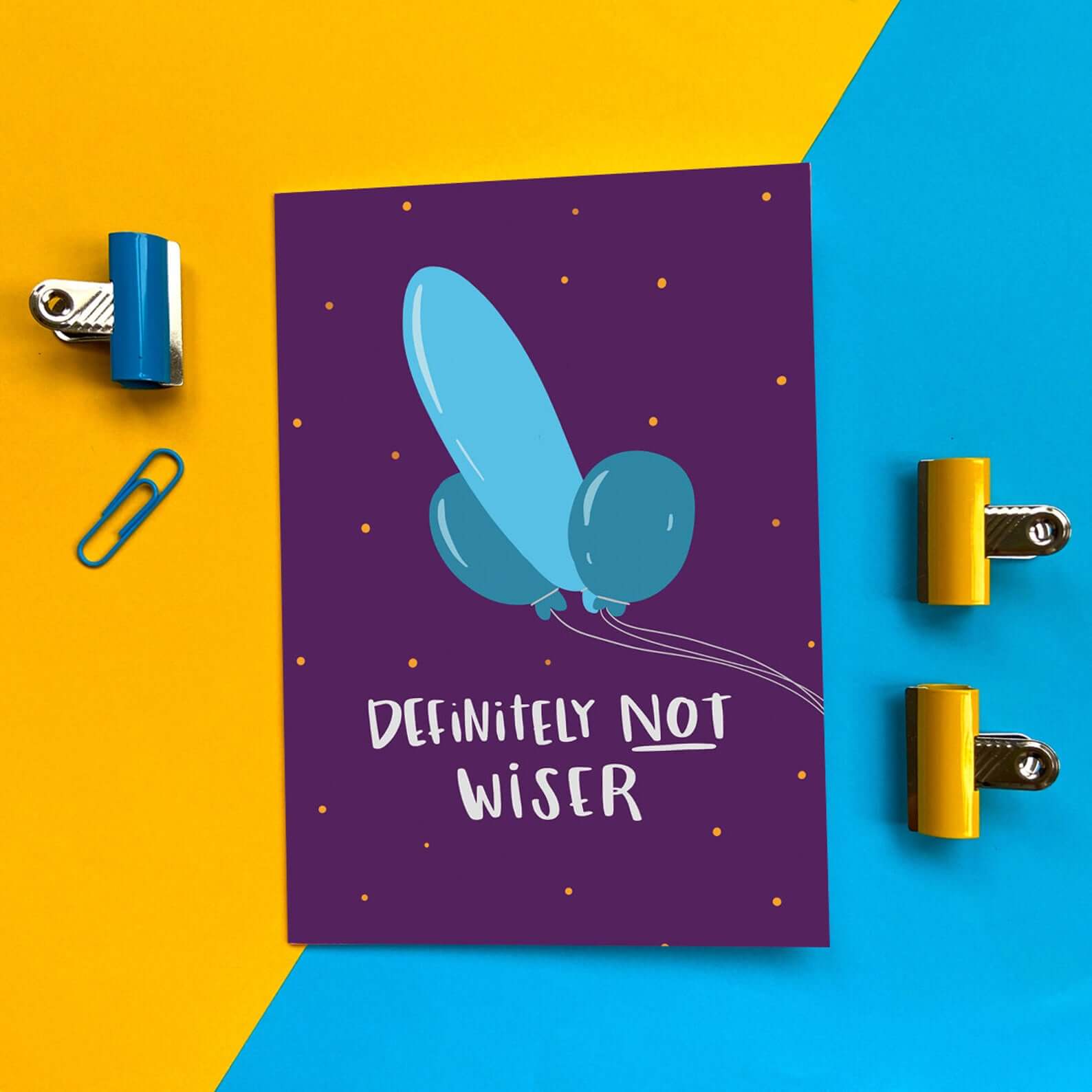 Balloon Birthday Card - Funny - Humour - Rude - Penis - Willy ...