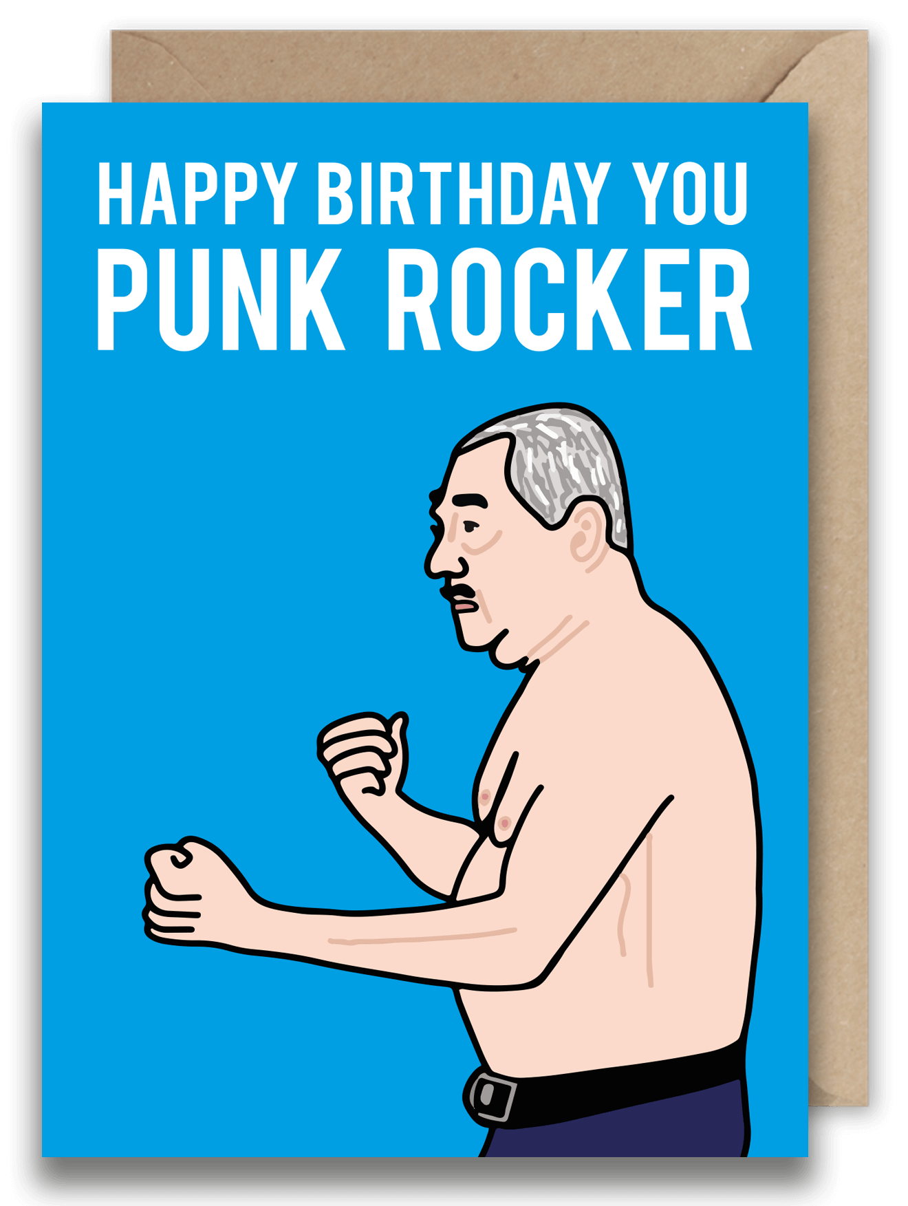 Happy Birthday You Punk Rocker Mr Morris Friday Night Dinner Card Greeting Card From 