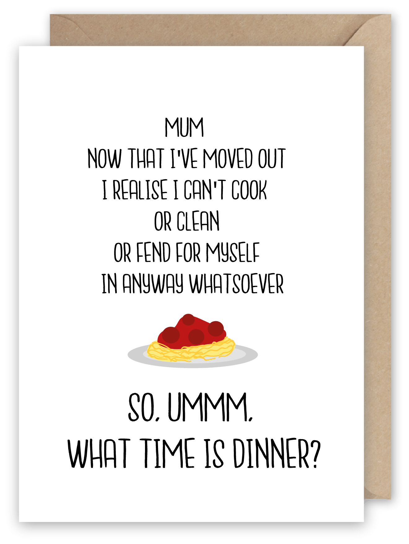 what-time-is-dinner-greeting-card-from-pheasant-plucker